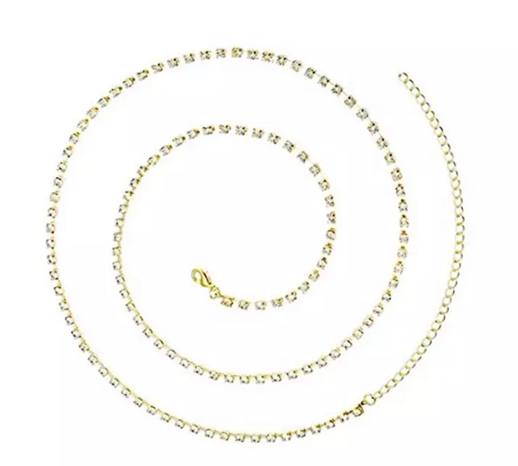 Beach Crystal Waist Chain