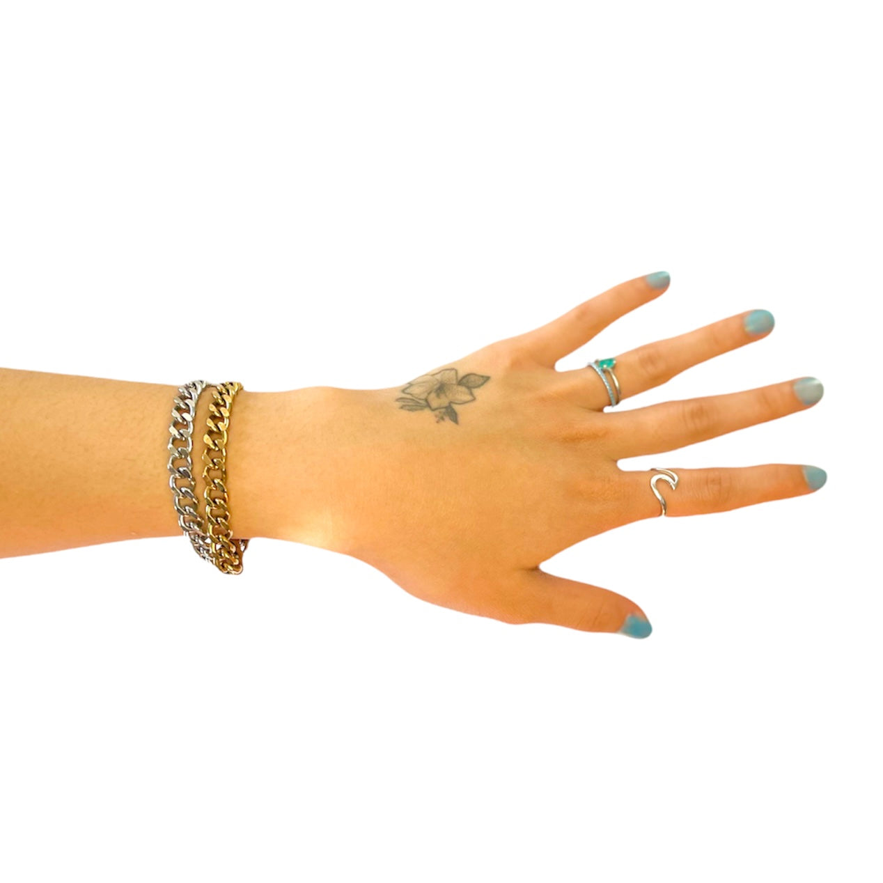 Small Link Cuban chain Bracelet